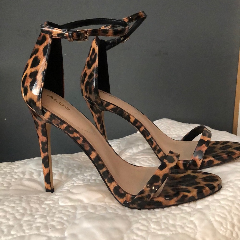 Aldo cheetah print heels